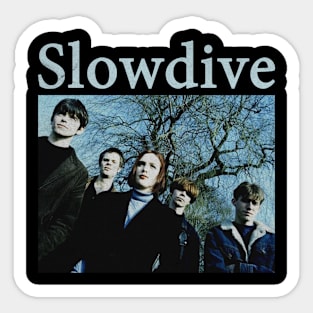 Slowdive 80s 90s Vintage Retro Sticker